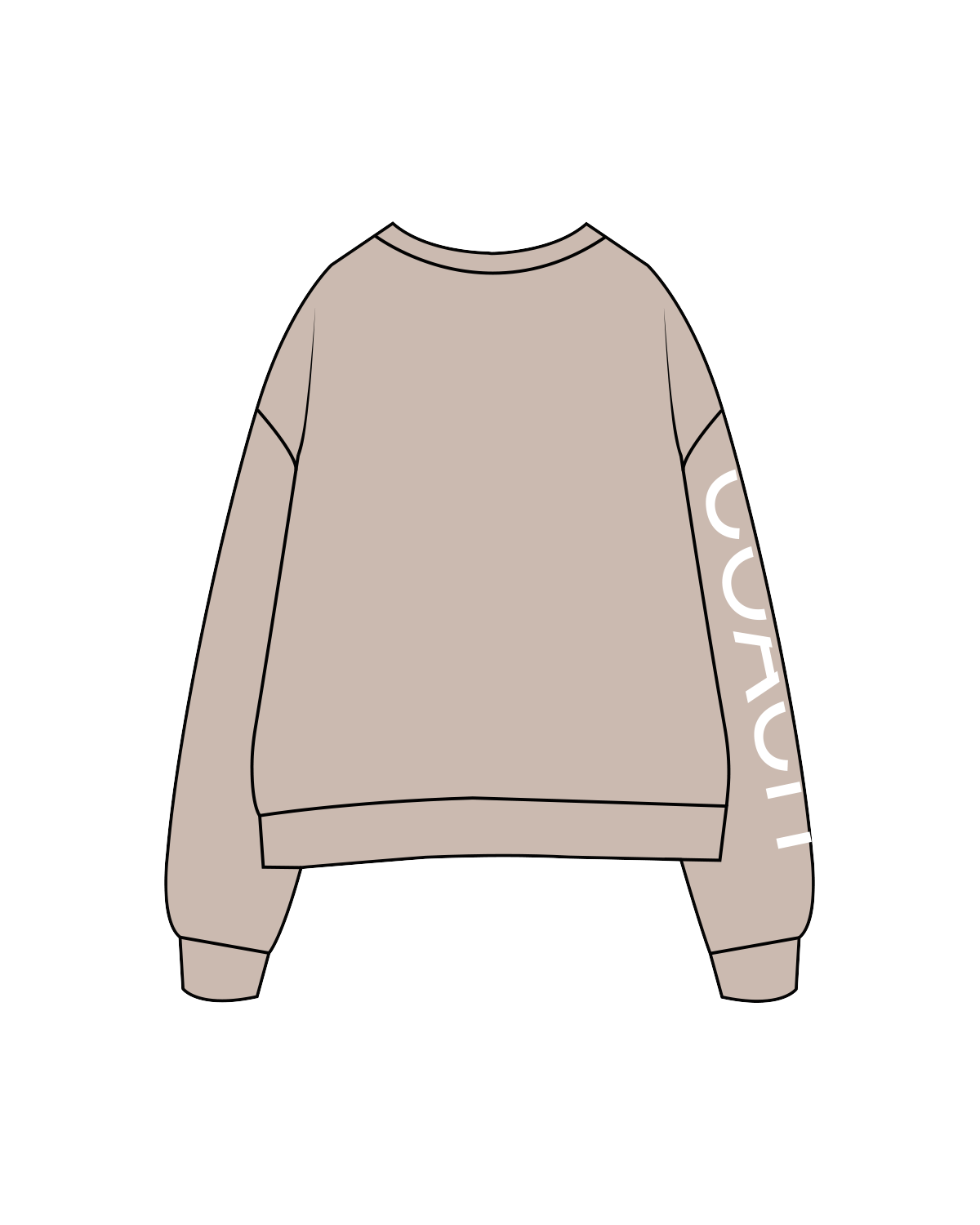 The Womens Crewneck - Bone - Solos Pilates - Coach - White