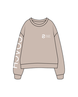 The Womens Crewneck - Bone - Solos Pilates - Coach - White