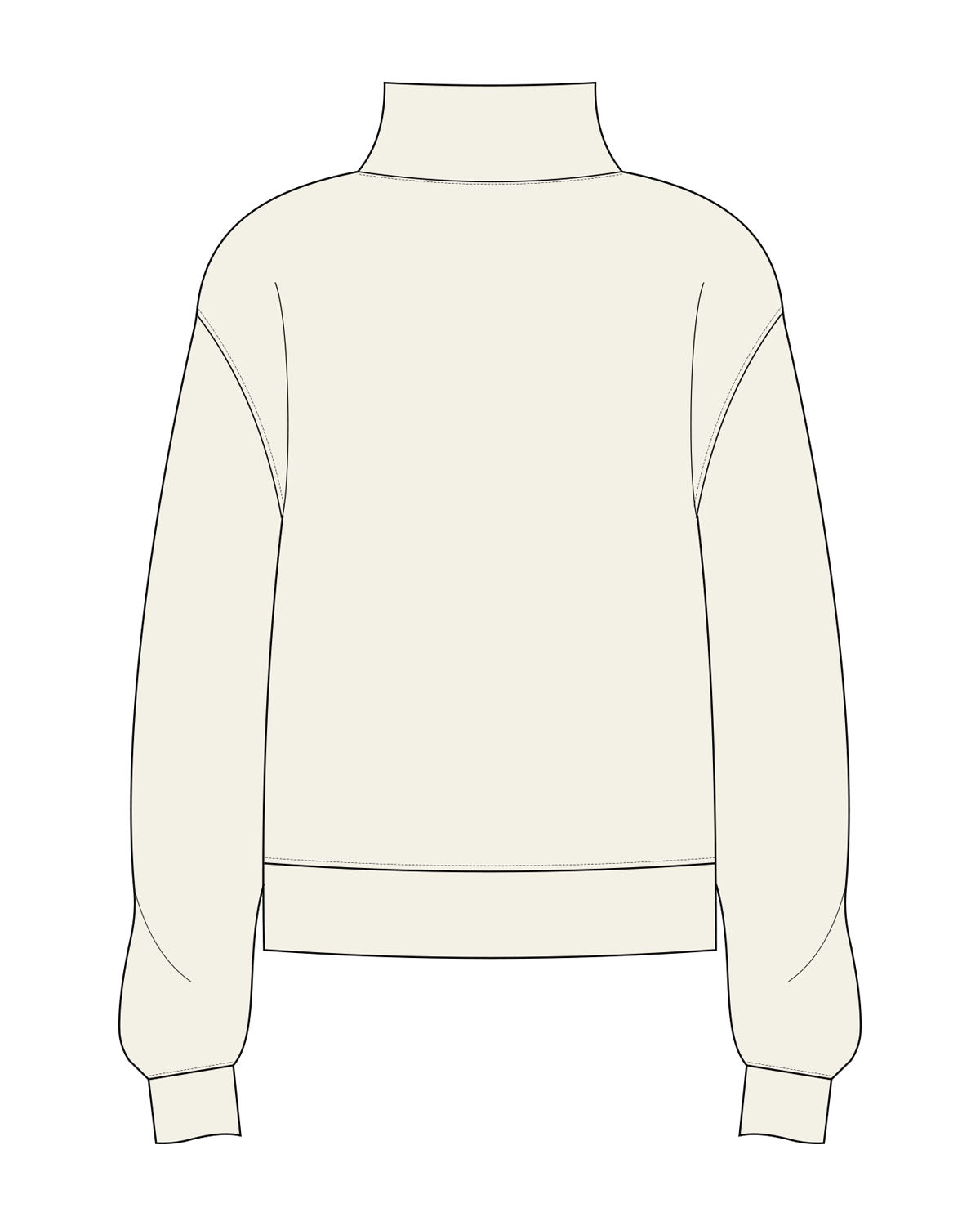 The Womens 1/4 Zip - Off White - Soul Pilates and Care - Left Chest - Embroidered - Red