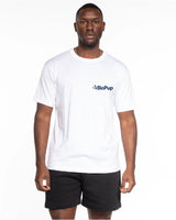 The Supima Short Sleeve - White - BioPup - Left Chest - Printed - Full Color