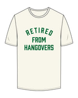 The Mens Tee - Off White - Mingle Mocktails - Center Chest - Arch - Printed - Dark Green