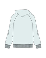 The Mens Hoodie - Seafoam - MECHA - Center Chest - Light Blue