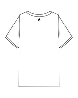 The Mens Heavyweight Tee - White - Blenders - Center Chest & Back Neckline - Printed - Black