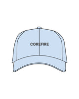 The Dad Hat - Light Blue- Corefire - Center - Embroidered - Charcoal