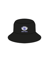 The Bucket Hat - Black - Hercules - Center Crown - Embroidered - Full Color
