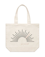 The Tote Bag - Natural - Beachy Beads - Coastal Cowgirl - Center Stacked - Full Color