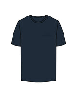 The Mens Tee - Navy - Dawn Patrol - Left Chest & Back Center - Tone on Tone