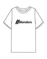 The Mens Heavyweight Tee - White - Blenders - Center Chest & Back Neckline - Printed - Black