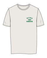The Womens Tee - Bone - Mingle Mocktails - Left Chest - Arch - Printed - Dark Green