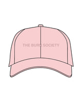 The Dad Hat - Pink - The Burn Society - Center - Capital Letters - Tone on Tone