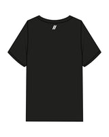 The Mens Heavyweight Tee - Black - Blenders - Center Chest & Back Neckline - Printed - White