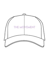 The Dad Hat - White - The Mvmt by Amanda - Center - Lavender