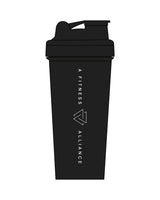 The Shaker Bottle - Black - Commit Fitness - Top to Bottom Lined - Fitness Alliance - White