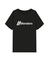 The Mens Heavyweight Tee - Black - Blenders - Center Chest & Back Neckline - Printed - White