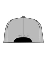 The Dad Hat - Light Gray - Swan Dive - Center Stacked & Back Center "100 Club" - Tone on Tone
