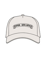 The Canvas Cap - Bone - Soul Pilates and Care - Center Crown - Embroidered - Black