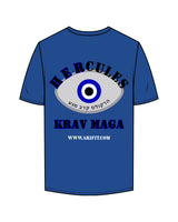 The Mens Tee - Royal - Hercules - Left Chest & Back Stacked - Printed - Full Color
