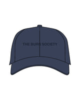 The Dad Hat - Navy - The Burn Society - Center - Capital Letters - Tone on Tone