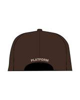 The Dad Hat - Brown - Platform - Front Center & Back - Sand