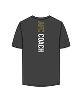 The Mens Tee - Charcoal - Alpha Fit - Center Chest & Back Vertical - Full Color