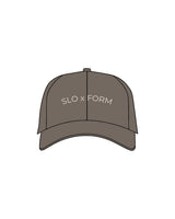 The Dad Hat - Olive - Slo x Form - Center Crown Arc - Embroidered - Stone