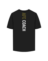 The Mens Tee - Black - Alpha Fit - Center Chest & Back Vertical - Full Color