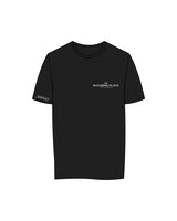 The Mens Tee - Black - Sugaring Place - Right Sleeve & Left Chest - White