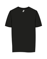 The Womens Tee - Black - Blenders - Center Chest & Back Neckline - Printed - White