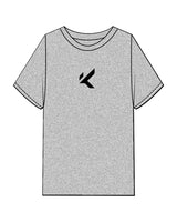 The Mens Heavyweight Tee - Heather - Koch - Center Chest & Center Back Spine - Printed - Black