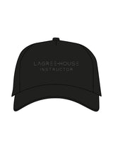 The Canvas Cap - Black - Lagree House - Center Stacked - Instructor - Embroidered - White