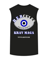 The Mens Classic Tank - Black - Hercules - Left Chest & Back Stacked - Printed - Full Color