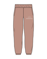 The Womens Sweatpants - Clay - Dawn Patrol - Left Leg Pocket - White