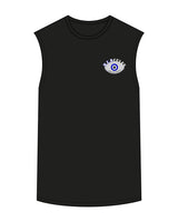 The Mens Classic Tank - Black - Hercules - Left Chest & Back Stacked - Printed - Full Color