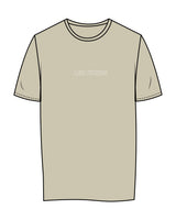 The Womens Tee - Pistachio - Lava - Center Chest & Center Back Stacked - White Printed
