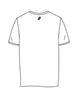 The Womens Tee - White - Blenders - Center Chest & Back Neckline - Printed - Black