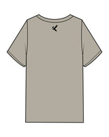 The Mens Heavyweight Tee - Eucalyptus - Koch - Center Chest Stacked & Center Back Neckline - Printed - Black