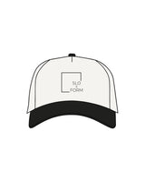 The Canvas Cap - Natural / Black - Slo x Form - Center Crown - Embroidered - Black