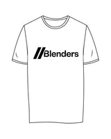 The Womens Tee - White - Blenders - Center Chest & Back Neckline - Printed - Black