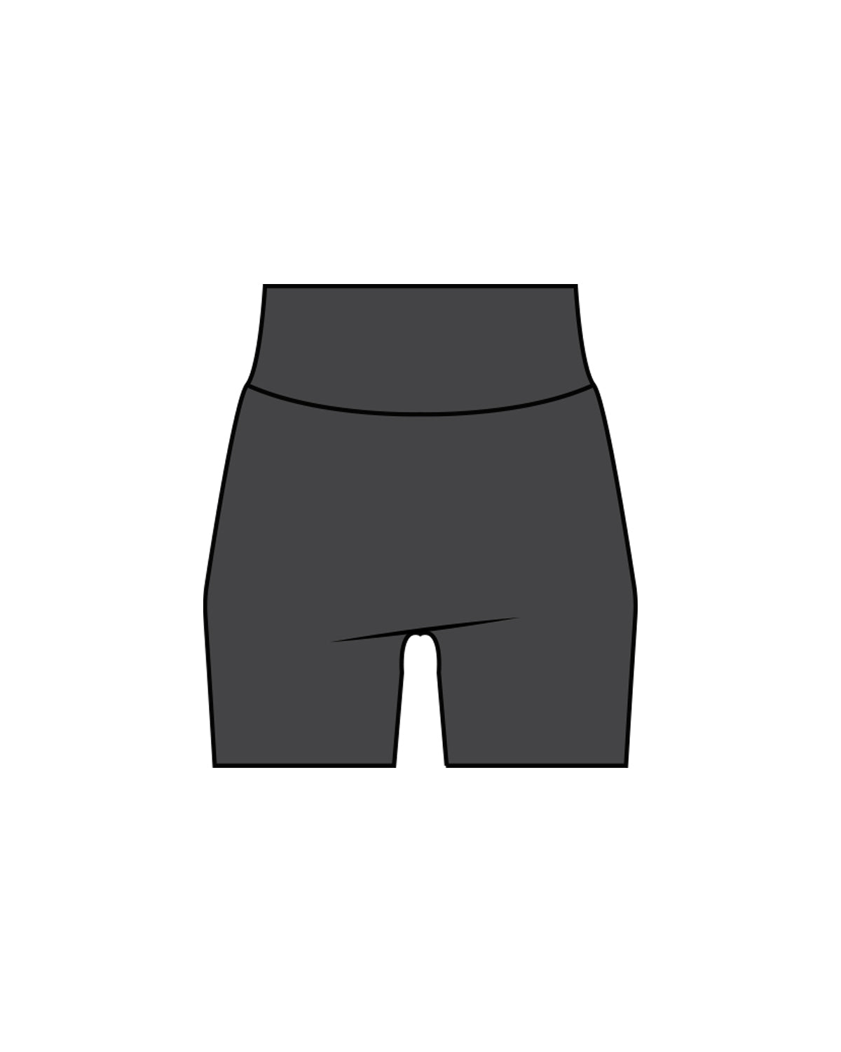 The Basic Short - Pebble - CB Fit - Back Center - White