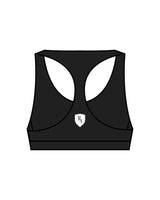 The Basic Bra - Black - M4Lagree - Center Chest & Back Center - White