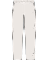 The Straight Leg Sweatpant - Bone - Studio 11 - Left Leg - Embroidered - Tone on Tone