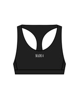 The Basic Bra - Black - M4Lagree - Center Chest & Back Center - White