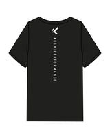The Mens Heavyweight Tee - Black - Koch - Left Chest & Center Back Spinal - Printed - White