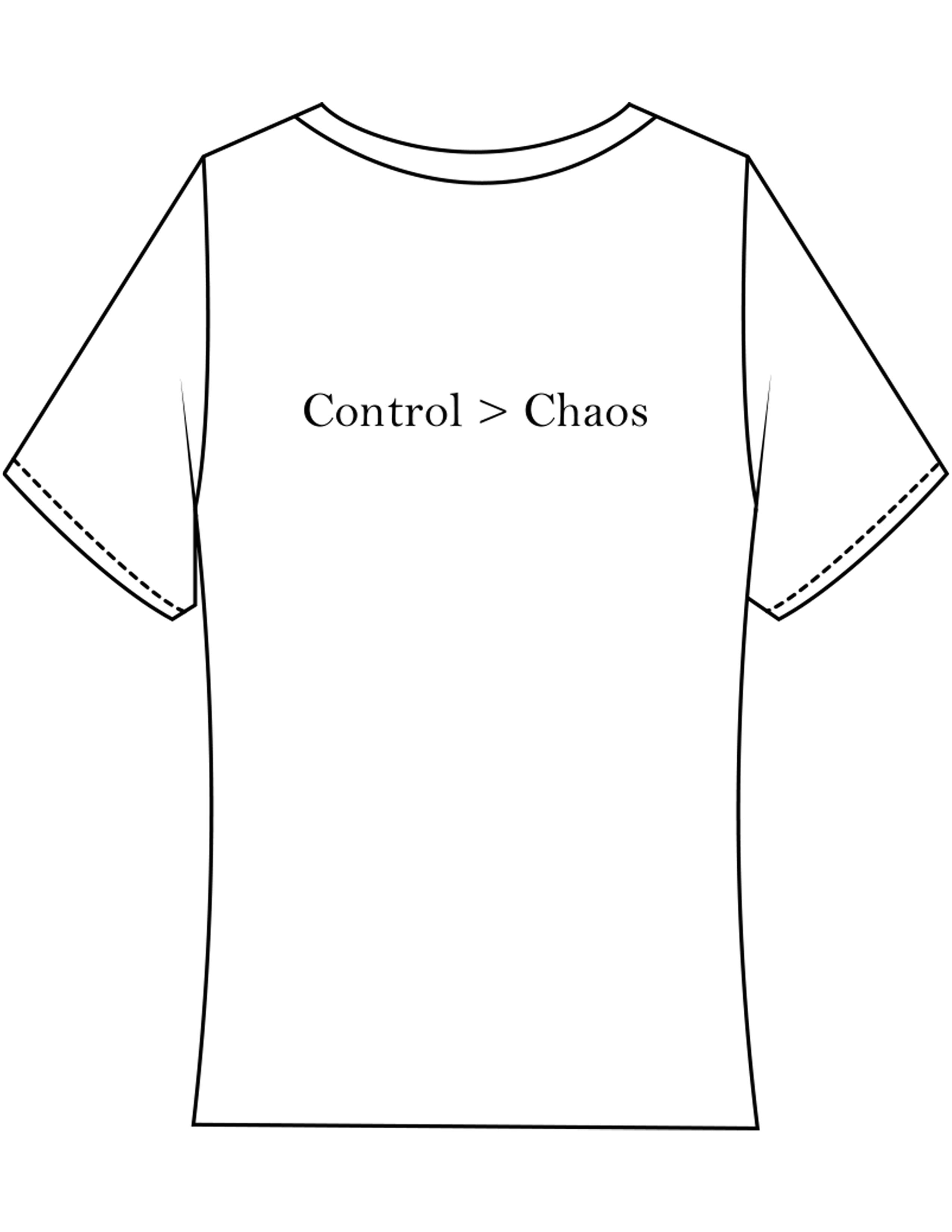 The Baby Tee - White - Pilates Phoenix - Center Chest Stacked & Center Back - Printed - Black