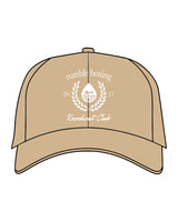 The Dad Hat - Khaki - Rumble - Center Stacked - Flat Stitch White