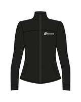 The Womens Zip Jacket - Black - Blenders - Left Chest & Back Neckline - Printed - White