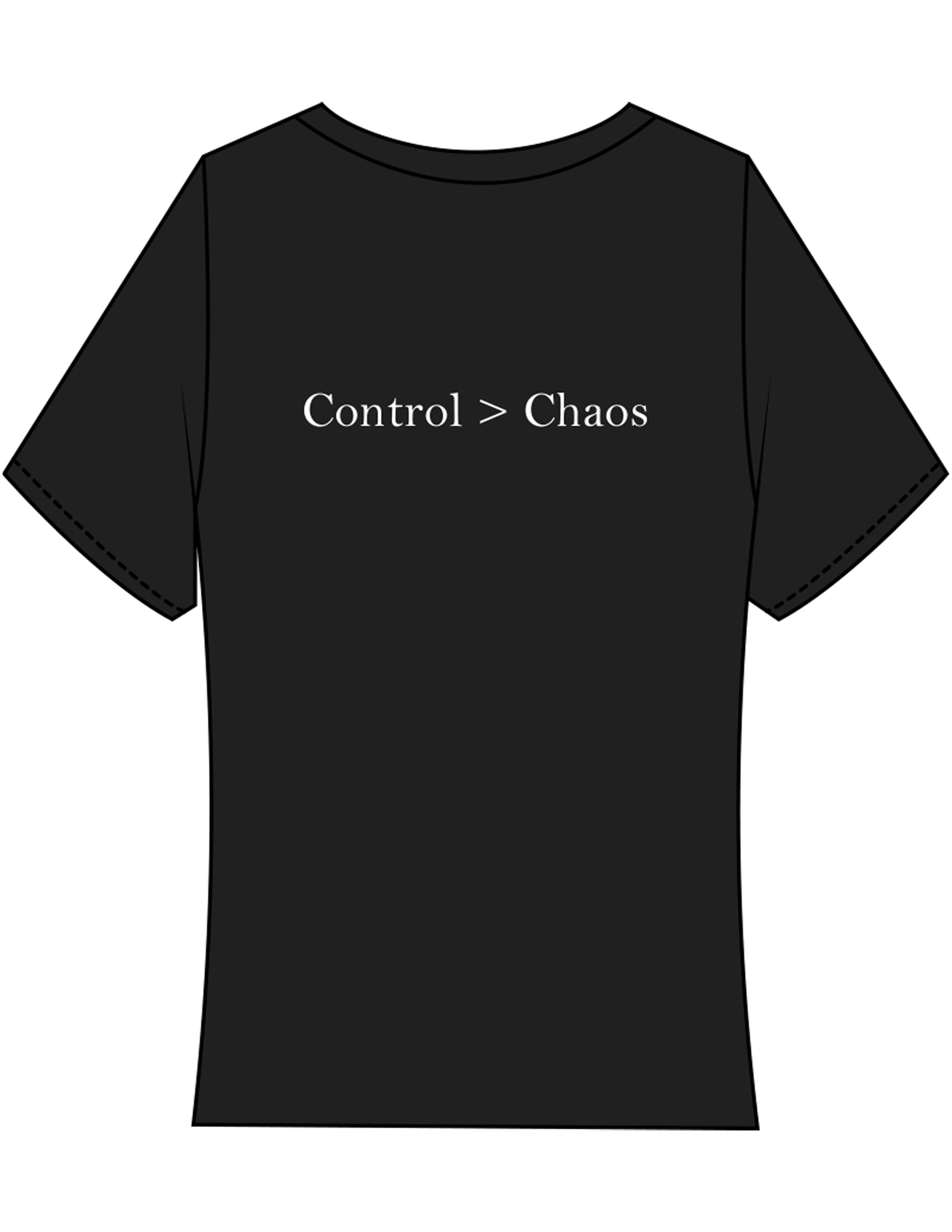 The Baby Tee - Black - Pilates Phoenix - Center Chest Stacked & Center Back - Printed - White