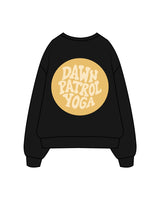 The Mens Crewneck - Black - Dawn Patrol - Left Chest & Back Center - Full Color