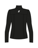 The Womens Zip Jacket - Black - Blenders - Left Chest & Back Neckline - Printed - White