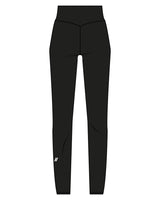 The Basic Legging - Black - Blenders - Front Right Leg Icon - Printed - White